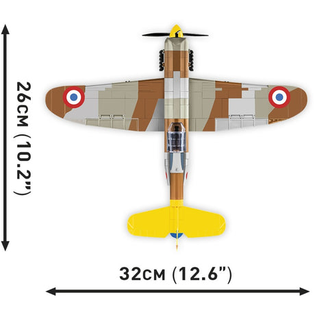 Cobi historical collection - dewoitine d.520 constructiespeelgoed (schaal 1:32)