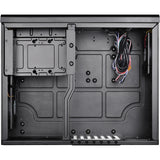 Silverstone sst-gd10b htpc behuizing (zwart | 2x usb-a)