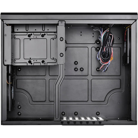 Silverstone sst-gd10b htpc behuizing (zwart | 2x usb-a)