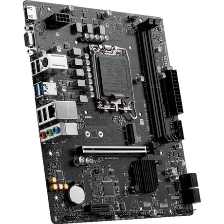 Msi pro h610m-e ddr4 socket 1700 moederbord (zwart, gb-lan, sound, µatx)