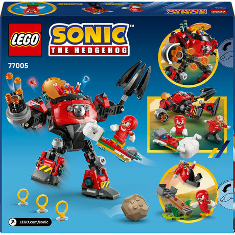 Lego ® sonic the hedgehog™ knuckles vs. dr. eggman egg crusher mecha - 77005