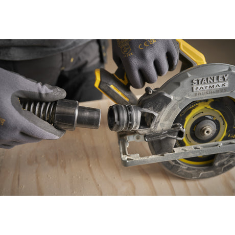 Stanley fatmax v20 18v cirkelzaag 190mm handcirkelzaag (zwart geel, accu en oplader inbegrepen, met koffer)