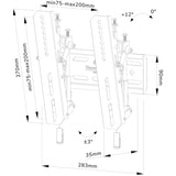Neomounts select wl35s-850bl12 tv wandsteun bevestiging (zwart)