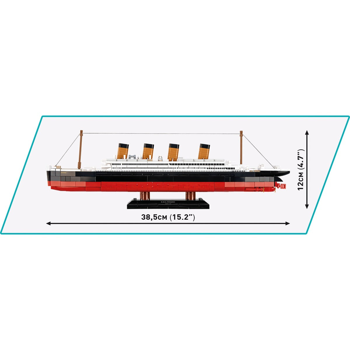 Cobi historical collection - r.m.s. titanic constructiespeelgoed (schaal 1:700)