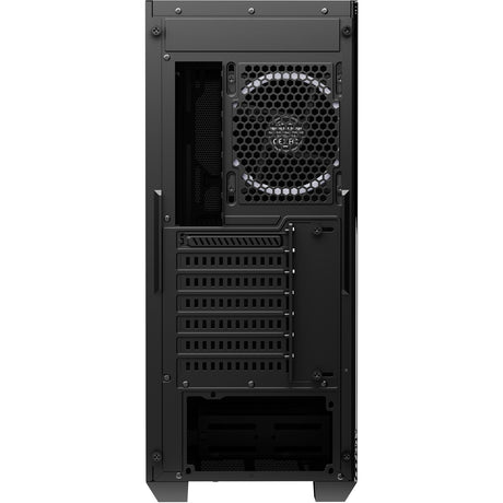 Sharkoon vs9 rgb black midi tower behuizing (zwart | 2x usb-a | 1x usb-c | rgb | tempered glass)
