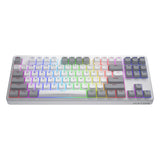 Hator rockfall 3 tkl wireless rgb mechanisch gaming toetsenbord (wit, us lay-out (qwerty), hator aurum orange, 80% (tkl), rgb, pbt keycaps, hotswap, 2.4 ghz bluetooth usb-c)
