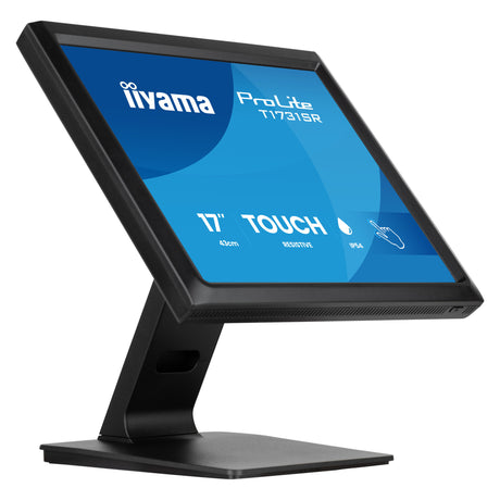 Iiyama prolite t1731sr-b2s 17 touchscreen monitor (zwart, 1x displayport, 1x hdmi, 1x vga)