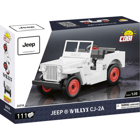 Cobi jeep willys cj-2a constructiespeelgoed (schaal 1:35)
