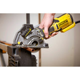 Stanley fatmax 650w multimateriaalzaag handcirkelzaag (geel zwart, met koffer)