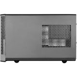 Silverstone sst-sg13b-c mini tower behuizing (zwart | 1x usb-a | 1x usb-c)