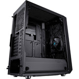 Fractal design meshify c midi tower behuizing (zwart | 2x usb-a | tempered glass)