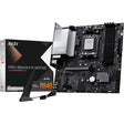 Msi pro b840m-p wifi6e socket am5 moederbord (zwart zilver, raid, 2.5 gb-lan, wi-fi 6e, bt, sound, µatx)