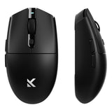Mchose g3 draadloze gaming muis (zwart, tot 12.000 dpi, 2.4 ghz usb-c bluetooth)