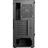 Antec ax26 rgb elite midi tower behuizing (zwart | 3x usb-a | tempered glass)
