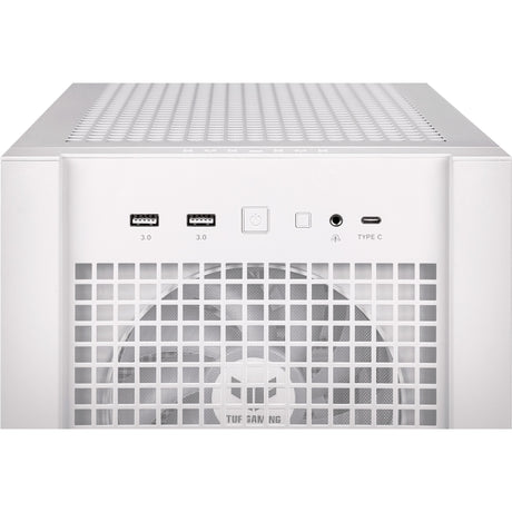 Asus tuf gaming gt302 argb midi tower behuizing (wit | 2x usb-a | 1x usb-c | rgb | tempered glass)