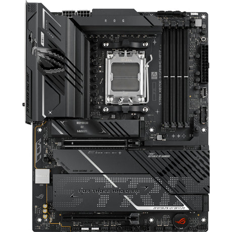 Asus rog strix x870e-h gaming wifi7 socket am5 moederbord (zwart, raid, 5gb-lan, wi-fi 7, bt, sound, atx)