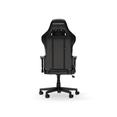Dxracer prince l black pvc leather gamestoel (zwart)