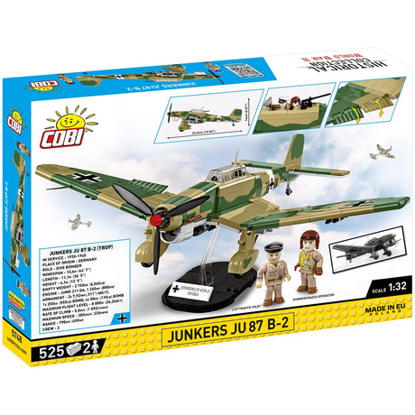 Cobi historical collection - junkers ju 87 b-2 constructiespeelgoed (schaal 1:32)