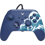 Powera advantage controller met kabel voor de xbox series x|s - watergolf (azuurblauw, xbox series x|s, xbox one, pc)