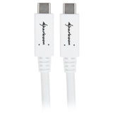 Sharkoon usb-c 3.2 > usb-c kabel (wit, 0,5 meter )