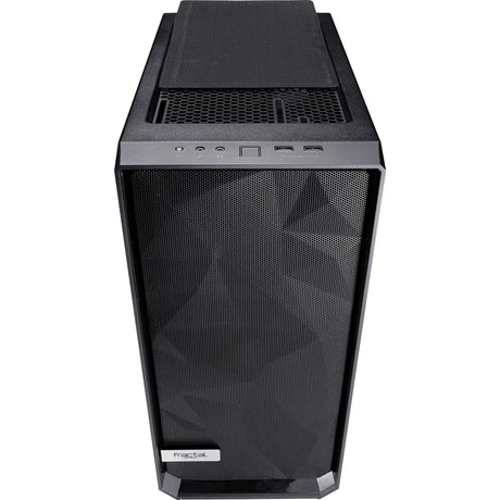 Fractal design meshify c midi tower behuizing (zwart | 2x usb-a | tempered glass)