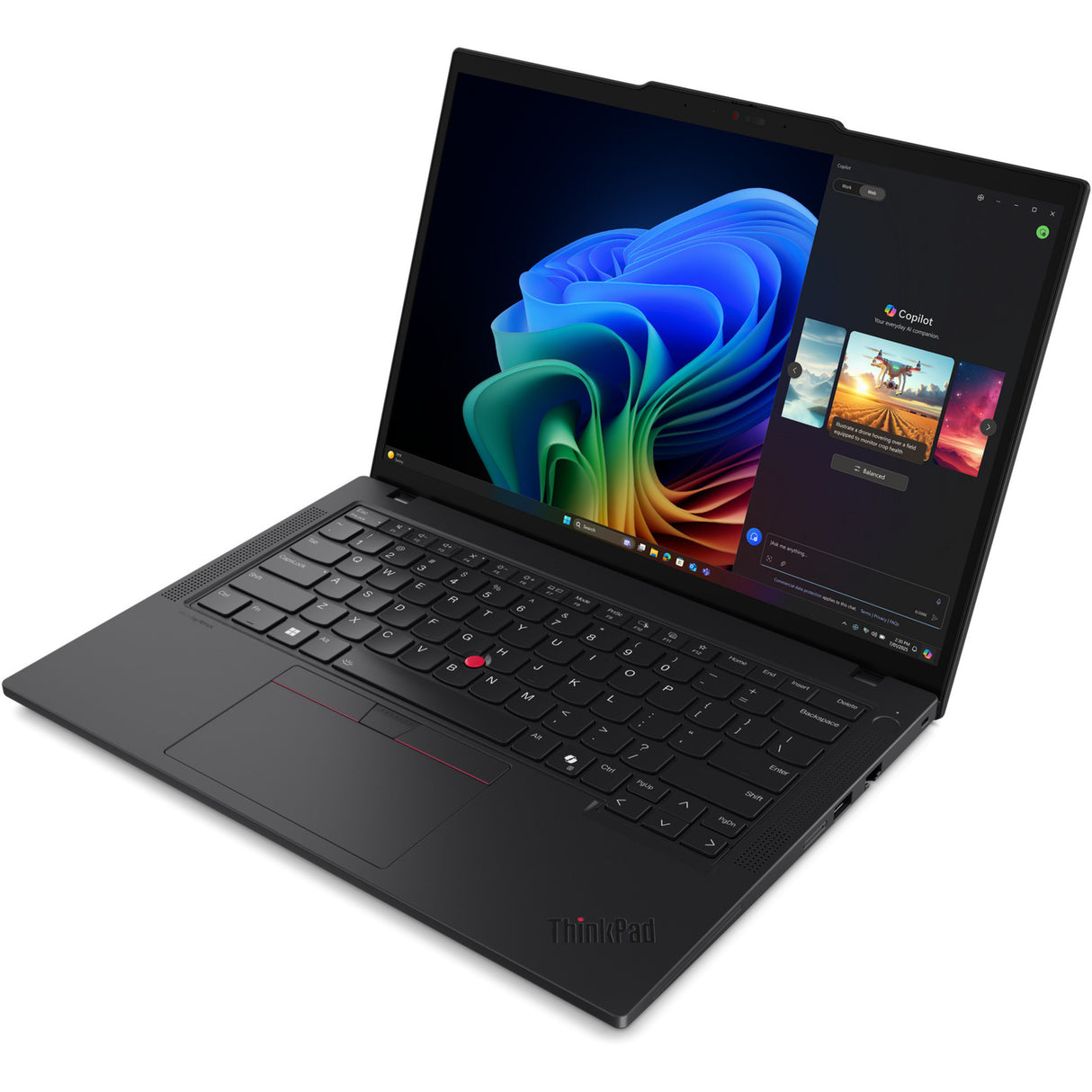 Lenovo thinkpad t14 gen 6 (21qj005emh) 14 copilot+ laptop (zwart | ryzen ai 7 pro 350 | radeon 860m | 32 gb | 1 tb ssd)