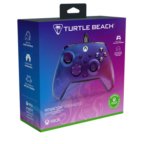 Turtle beach rematch advanced bedrade controller - purple fade (lila, xbox series x|s, xbox one, pc)