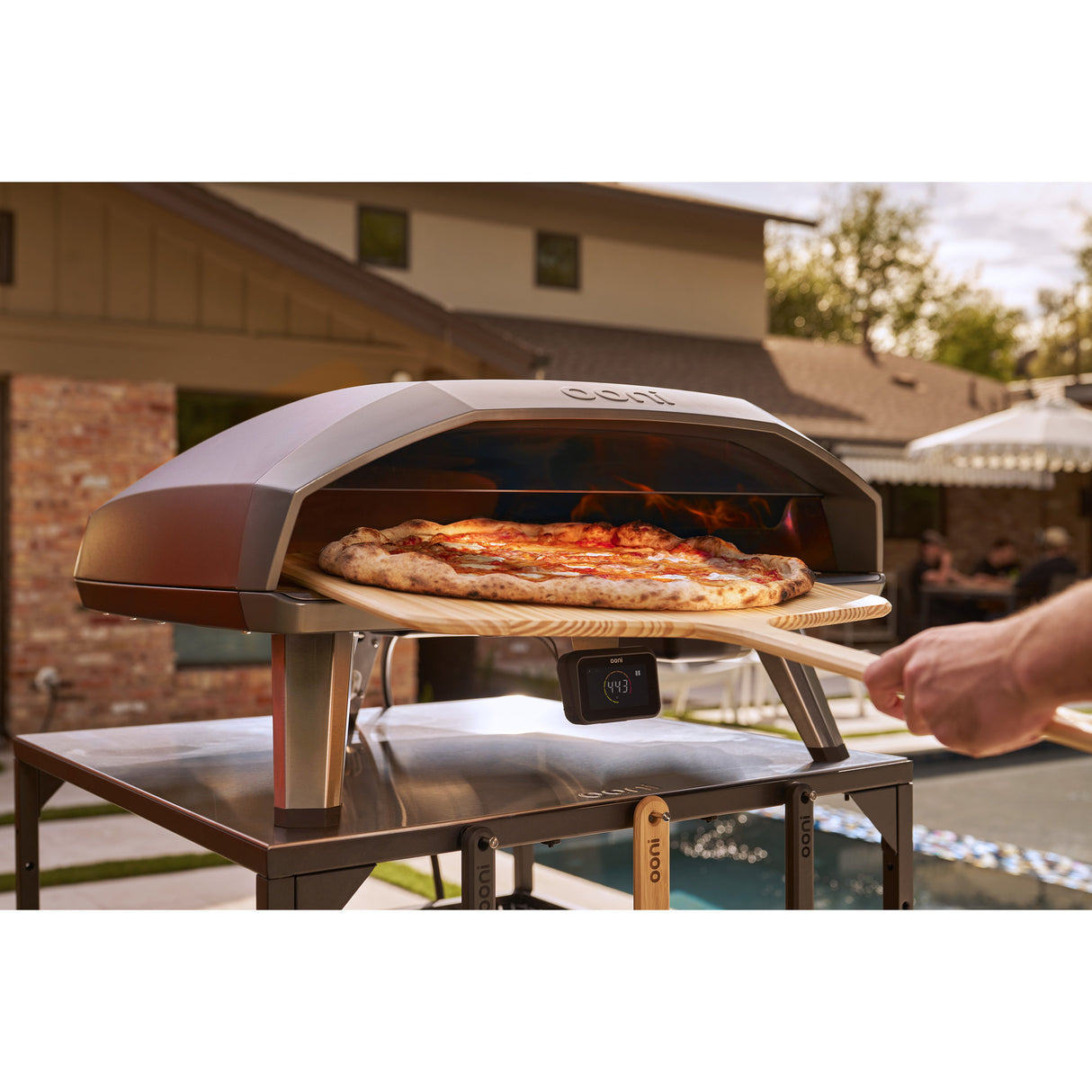 Ooni koda 2 max gas powered pizza oven pizzaoven (20″ pizza, dual-zone koken)