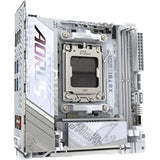 Gigabyte x870i aorus pro ice socket am5 moederbord (wit, raid, 2,5gb-lan, wi-fi 7, bt, sound, mini-itx)