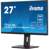 Iiyama prolite xub2797uhsnp-b1 27 4k ultra hd monitor (zwart, 1x displayport, 1x hdmi, 2x usb-c, 3x usb-a, 1x rj-45)