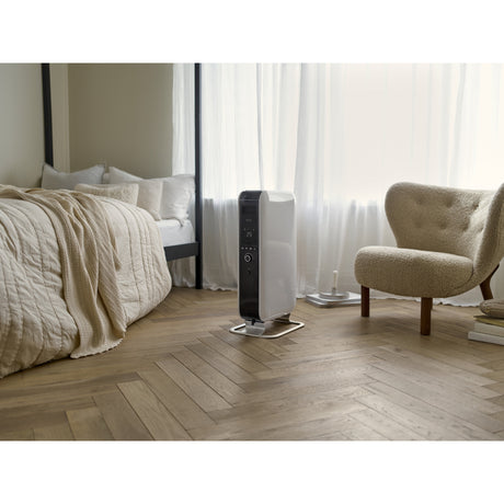 Mill gentle air wifi olieradiator oil1500wifi3 (wit zwart, 1500 watt, tot 22 m², bluetooth, wifi module, app bediening)