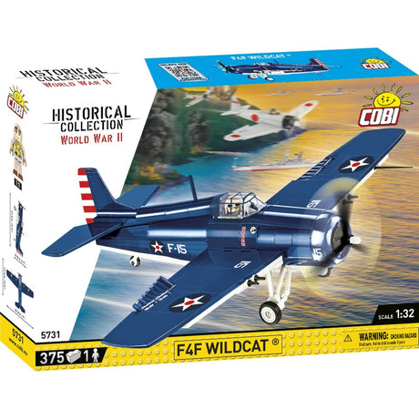Cobi historical collection - f4f wildcat - northrop grumman constructiespeelgoed (schaal 1:32)