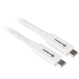 Sharkoon usb-c 3.2 gen 2 kabel (wit, 1 meter)