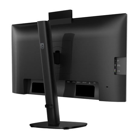 Philips 24b2u3301h 00 23.8 monitor (zwart, 1x displayport, 1x hdmi, 2x usb-c, 4x usb-a, 1x rj-45, 120 hz, webcam)