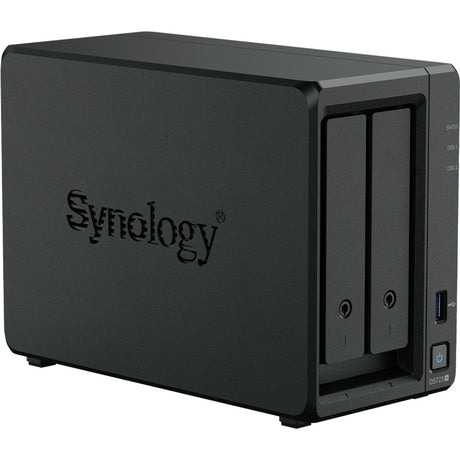 Synology diskstation ds725+ nas (zwart, 2x lan, usb-a 3.2 (5 gbit s))