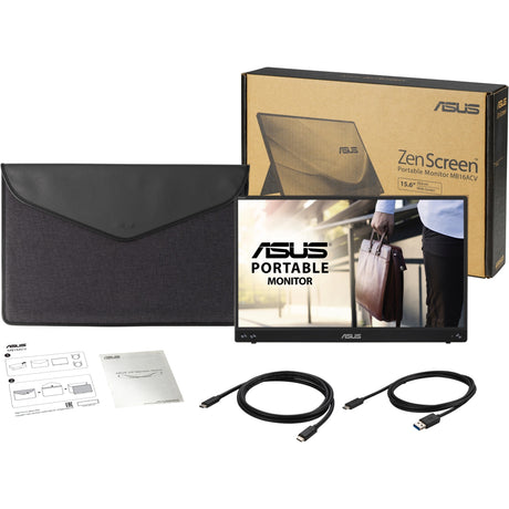 Asus zenscreen mb16acv 16 monitor (zwart, 1x usb-c)