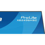 Iiyama prolite xb2496hsc-b1 24 monitor (zwart (mat), 144 hz, hdmi, usb-c, audio)