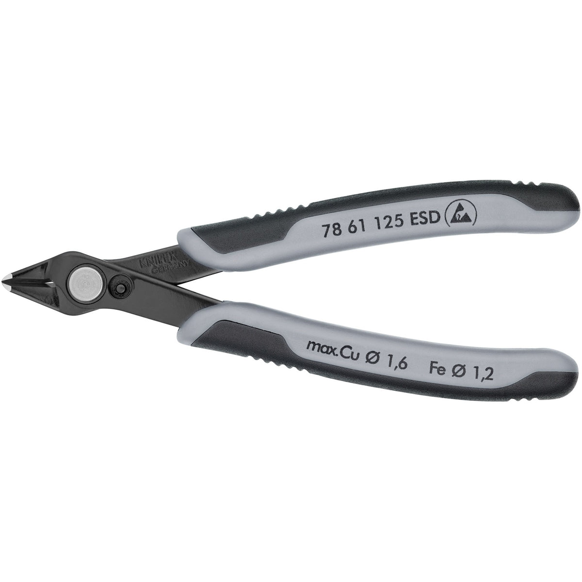 Knipex 125mm zijsnijtang 64 hrc esd - 78 61 125 esd