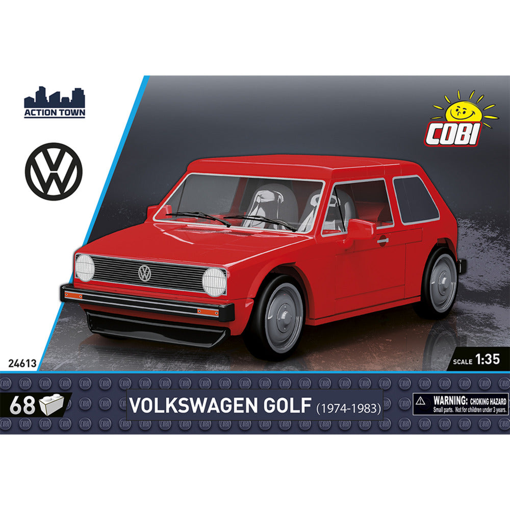 Cobi volkswagen golf (1974-1983) constructiespeelgoed (schaal 1:35)