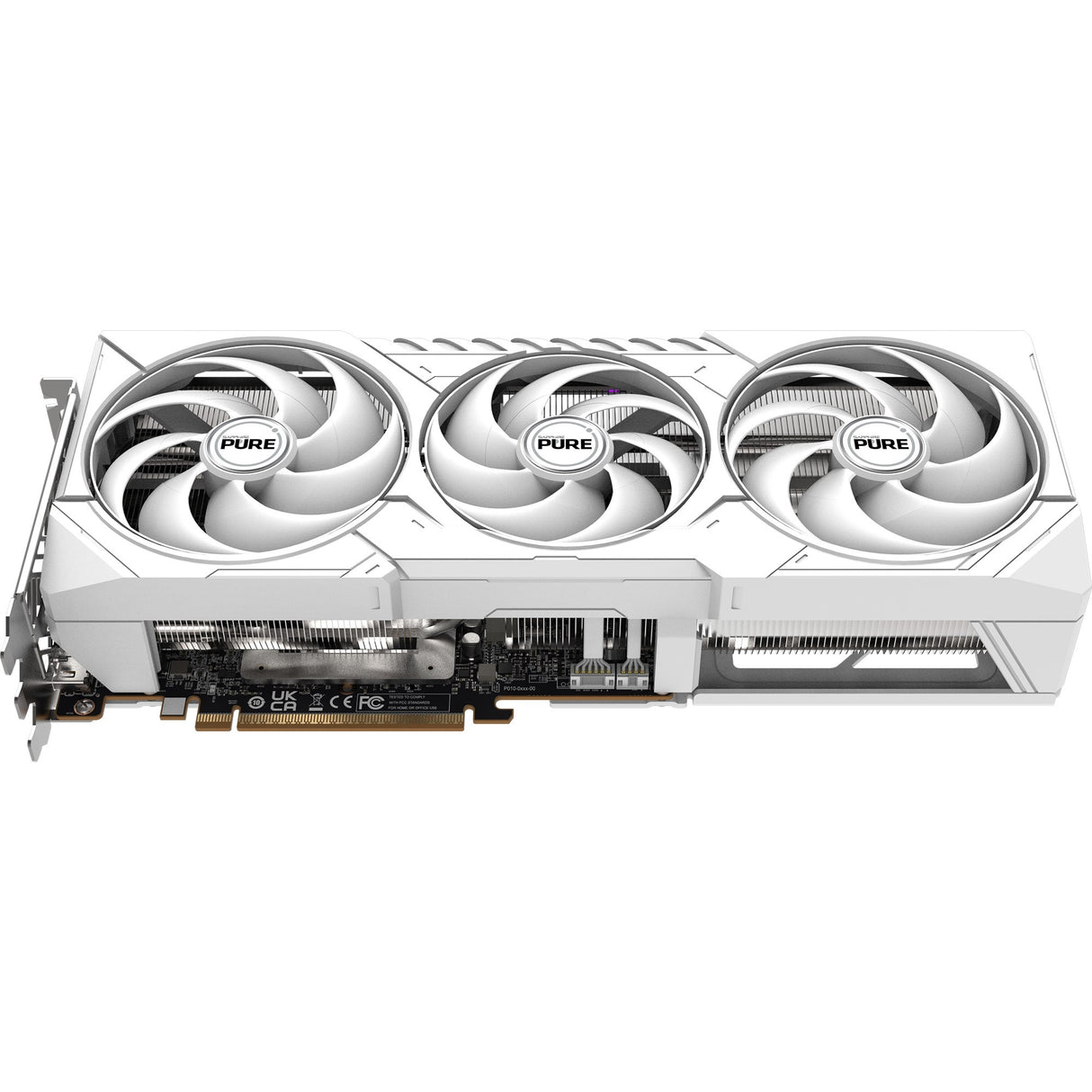 Sapphire radeon rx 9070 xt pure grafische kaart (wit, 2x displayport, 2x hdmi 2.1, rdna4)