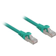 Sharkoon cat.6a netwerkkabel (groen, 0,25 meter, sftp, rj-45, halogeenvrij)