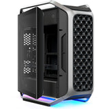 Cooler master cosmos alpha big tower behuizing (zwart zilver | 4x usb-a | 2x usb-c | rgb | tempered glass)