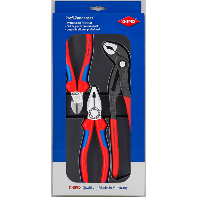 Knipex 3-delig tangenset - comfortgreep - 00 20 09 v01