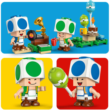 Lego ® super mario™ toads huisfeestje, speelgoed - 72041
