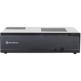 Silverstone milo ml05b htpc behuizing (zwart | 2x usb-a)