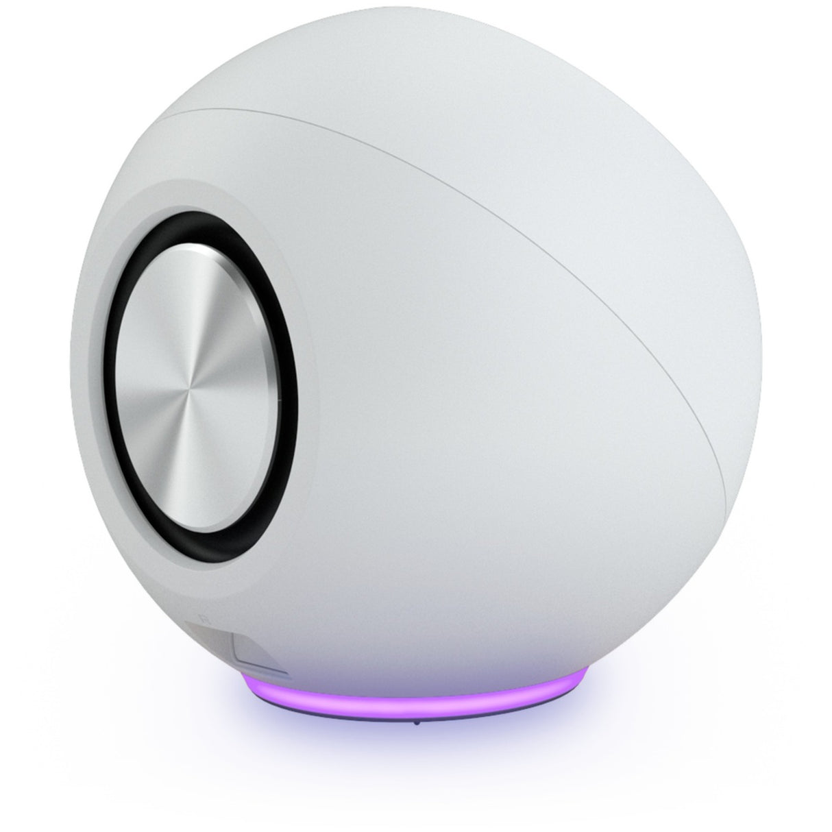 Creative pebble se pc-luidspreker (wit, bluetooth, usb-c, aux, rgb)