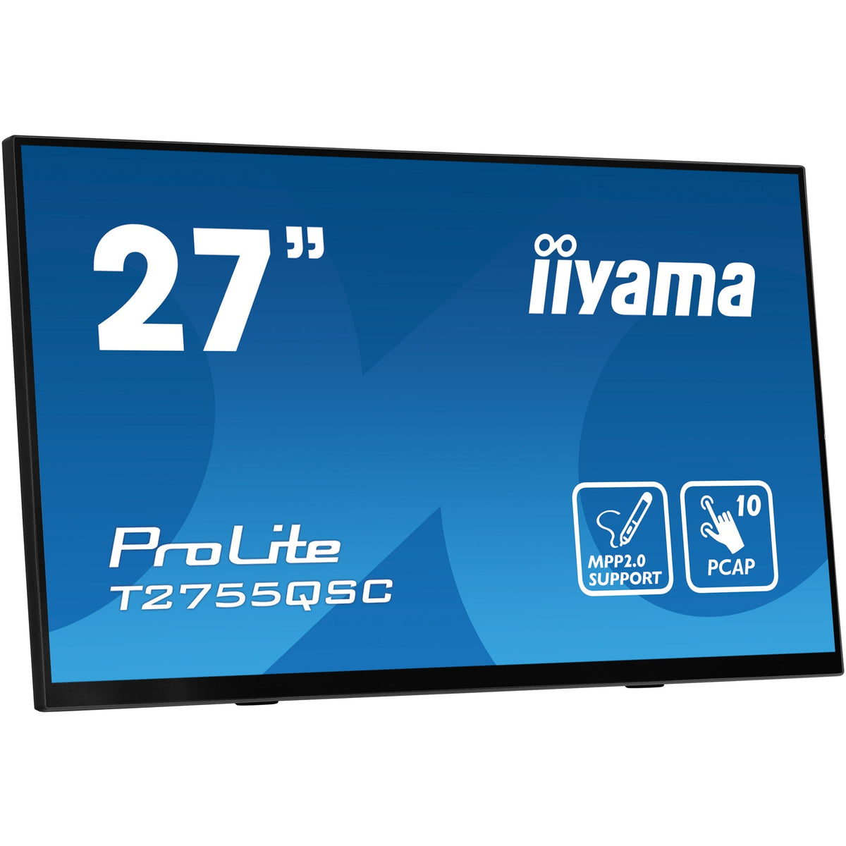 Iiyama prolite t2755qsc-b1 27 touchscreen monitor (zwart, 1x displayport, 1x hdmi, 2x usb-a)