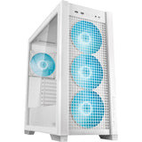Asus tuf gaming gt302 argb midi tower behuizing (wit | 2x usb-a | 1x usb-c | rgb | tempered glass)