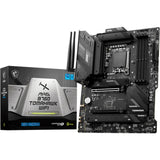 Msi mag b760 tomahawk wifi socket 1700 moederbord (zwart, raid, 2.5 gb-lan, wi-fi 6e, bt, sound, atx)