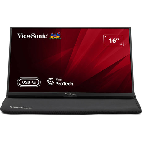 Viewsonic va1650 lichtgewicht draagbare monitor 16 (zwart, 1x hdmi)
